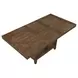 Garland Brown 80" Extendable Rectangular Counter Height Table with Storage