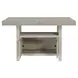 Garland Sand 80" Extendable Rectangular Counter Height Table with Storage