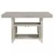 Garland Sand 80" Extendable Rectangular Counter Height Table with Storage
