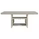 Garland Sand 80" Extendable Rectangular Counter Height Table with Storage
