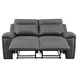 Gaston Gray Manual Reclining Living Room Set