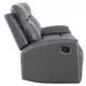 Gaston Gray Manual Reclining 65" Loveseat
