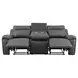 Gaston Gray Manual Reclining Living Room Set