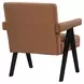 Helen Rust and Black Accent Chair