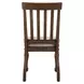 Joanna Brown Slat Back Side Chair Set of 2