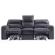 Lovell Gray Power Reclining 87" Sofa with USB Charging