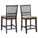Magnolia Black 24″ Counter Height Stool Set of 2