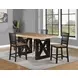 Magnolia Brown Extendable Rectangular Counter Height Dining Roon Set