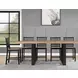 Magnolia Brown Extendable Rectangular Counter Height Dining Roon Set