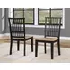 Magnolia Black Slat Back Side Chair Set of 2
