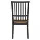 Magnolia Black Slat Back Side Chair Set of 2