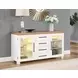 Magnolia White 2 Glass Door Server