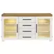 Magnolia White 2 Glass Door Server