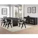 Magnolia Toffee  Extendable Rectangular Dining Roon Set