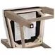 Napa Brown 24" Slat Back Counter Height Stool Set of 2