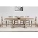 Napa Brown 72" Extendable Rectangular Counter Height Dining Room Set