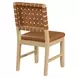 Reid Sand Vegan Leather Upholstered Side Chair Set of 2
