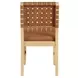 Reid Sand Vegan Leather Upholstered Side Chair Set of 2