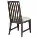 Riverdale Black Slat Back Side Chair Set of 2