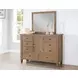 Riverdale Natural 8 Drawer Dresser