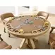 Rylie Natural 48" Round Game Top Dining Table