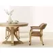 Rylie Natural Round Game Top Dining Room Set