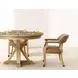 Rylie Natural Round Game Top Dining Room Set
