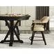 Rylie Black 48" Round Game Top Dining Table with Storage
