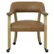 Rylie Natural Round Game Top Dining Room Set