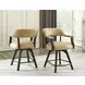 Rylie Black Swivel 24″ Counter Height Captains Chair