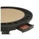 Rylie Black 48" Round Game Top Dining Table with Storage