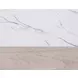 Taylor Beige and White 60" Rectangular Marble Top Counter Height Dining Table