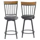 Tyler Brown 60" Rectangular Bar Table and Counter Height Stool Set of 3