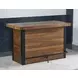 Tyler Brown 60" Rectangular Bar Table and Counter Height Stool Set of 3