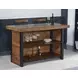 Tyler Brown 60" Rectangular Bar Table and Counter Height Stool Set of 3