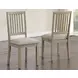 Yorktown Sand 60" Rectangular Dining Table with 6 Side Chairs
