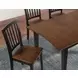 Joplin Walnut and Ebony Farmhouse Side Chair