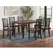Joplin Walnut and Ebony Farmhouse Side Chair