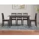 Joplin Walnut and Ebony Farmhouse Side Chair