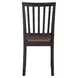 Joplin Walnut and Ebony Farmhouse Side Chair