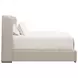 Stewart Beige Queen Upholstered Low Profile Bed