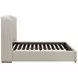 Stewart Beige Queen Upholstered Low Profile Bed
