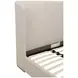 Stewart Beige Queen Upholstered Low Profile Bed