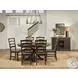 Stormy Ridge Chickory Black Extendable Oval Dining Room Set
