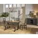 Stormy Ridge Chickory Black Extendable Rectangular Dining Room Set