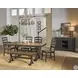 Stormy Ridge Chickory Black Extendable Rectangular Dining Room Set