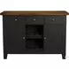 Stormy Ridge Chickory Black Extendable Rectangular Dining Room Set
