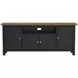 Stormy Ridge Chicory Black and Brown 72" TV Stand