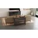 Stormy Ridge Chicory Black and Brown Rectangular Sofa Table