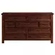 Damen Rich Cherry 9 Drawer Dresser